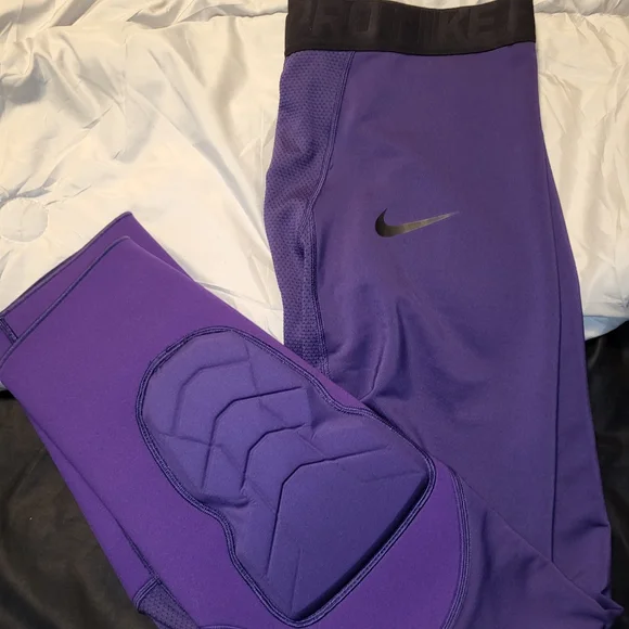 Nike NBA Pro Padded Tights 3/4 Sz 2XL-T - Picture 2 of 5